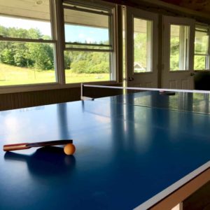 Ping pong at the 1824 House Barn Door Club