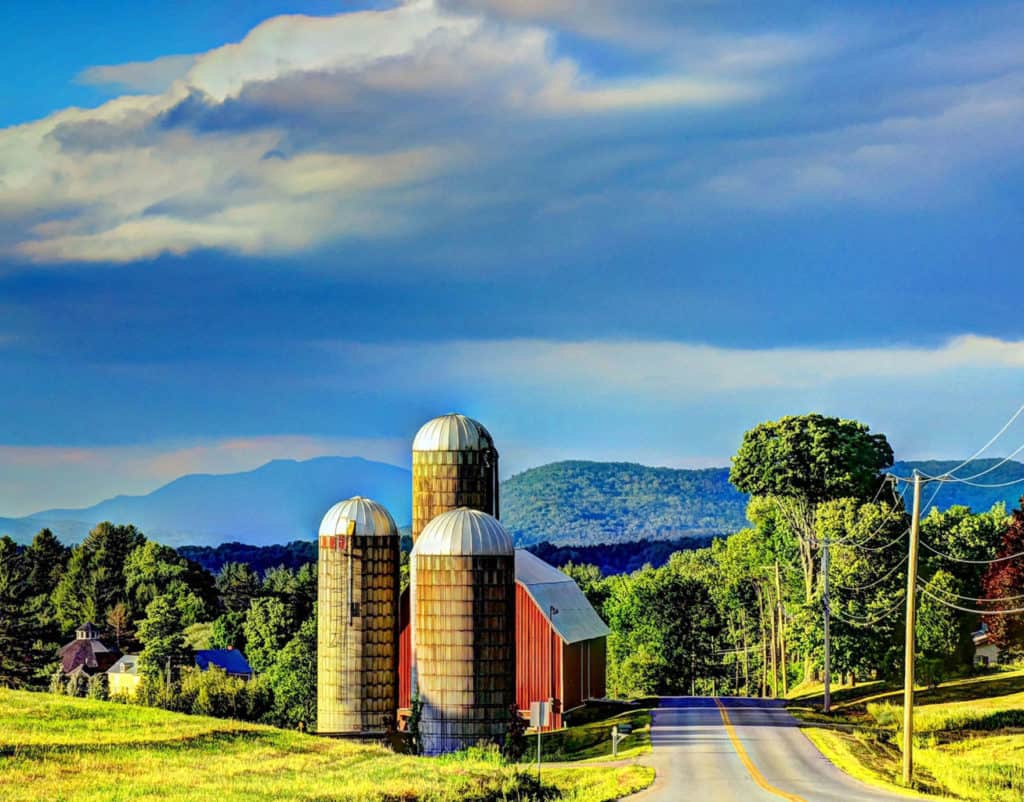 Silos on East Warren Road