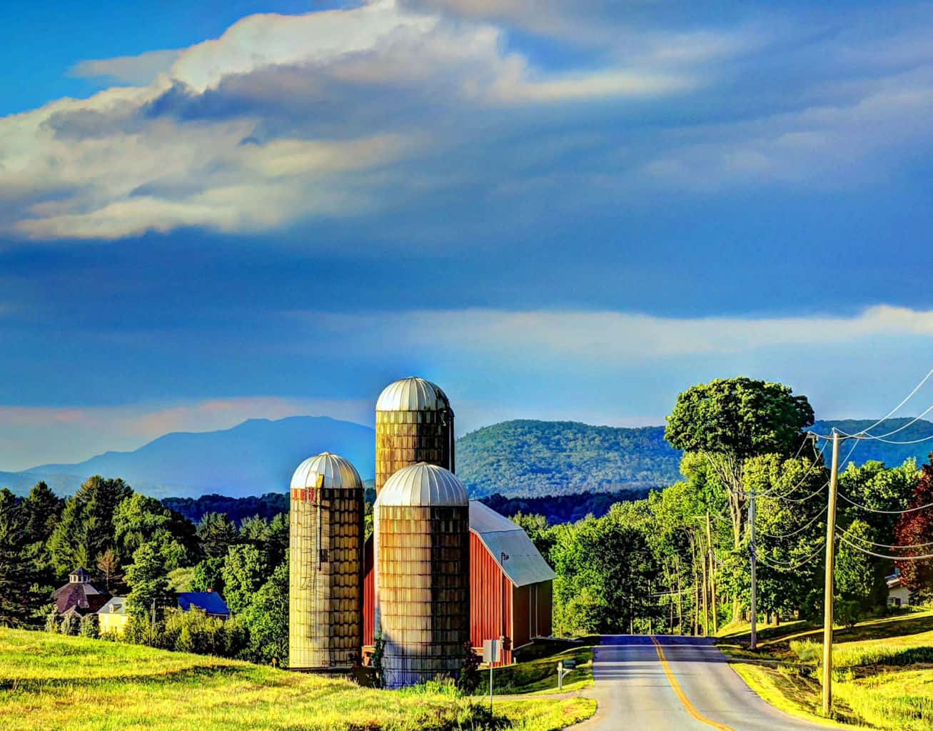 Silos on East Warren Road